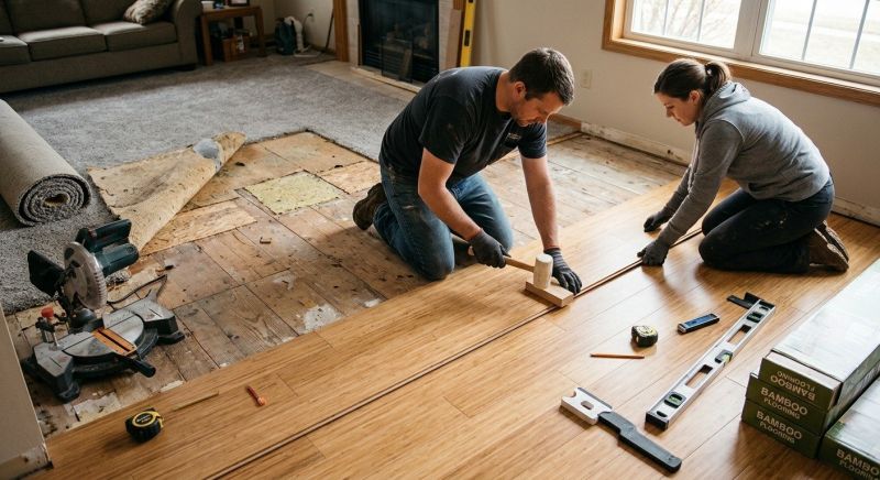 Bamboo Flooring Installation in Tempe, AZ