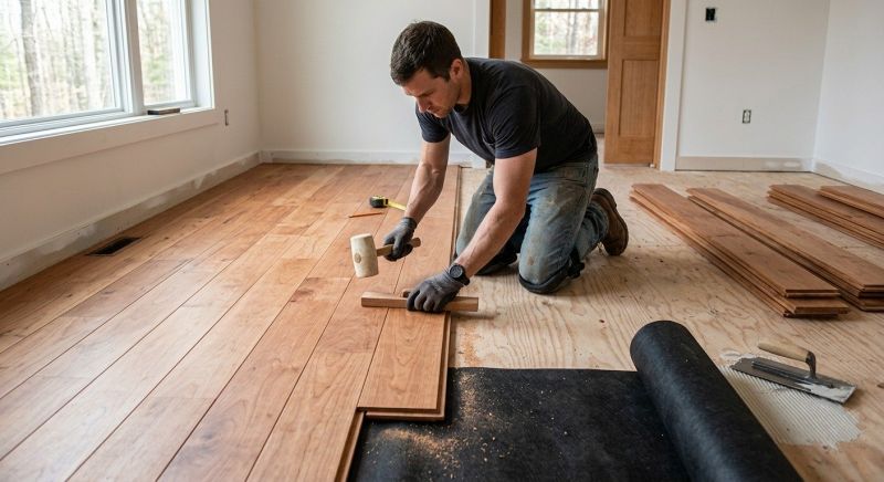 Cherry Floor Installation in Fountain Hills, AZ