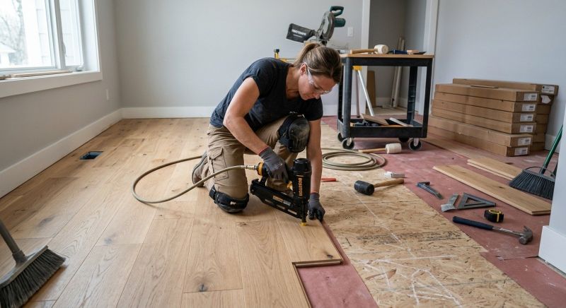 Hardwood Floor Installation in Mesa, AZ