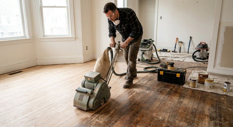 Hardwood Floor Renovation in Tempe, AZ