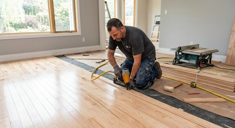 Maple Flooring Installation in Gilbert, AZ