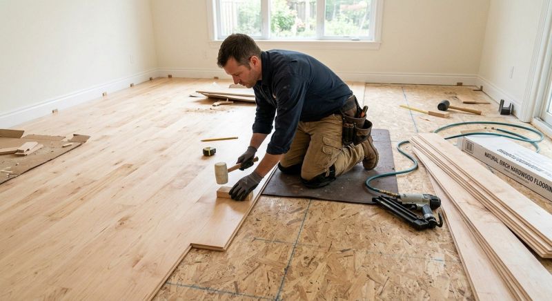 Maple Flooring Installation in Maricopa County, AZ