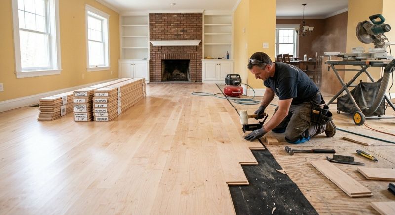 Maple Flooring Installation in Scottsdale, AZ