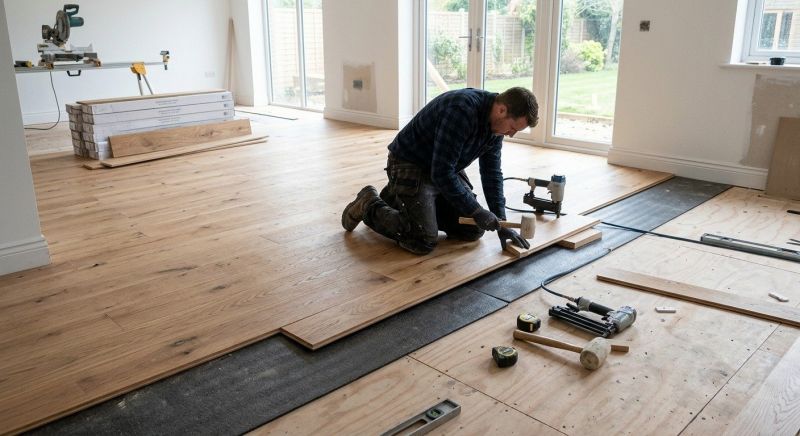 Oak Floor Installation in Fountain Hills, AZ