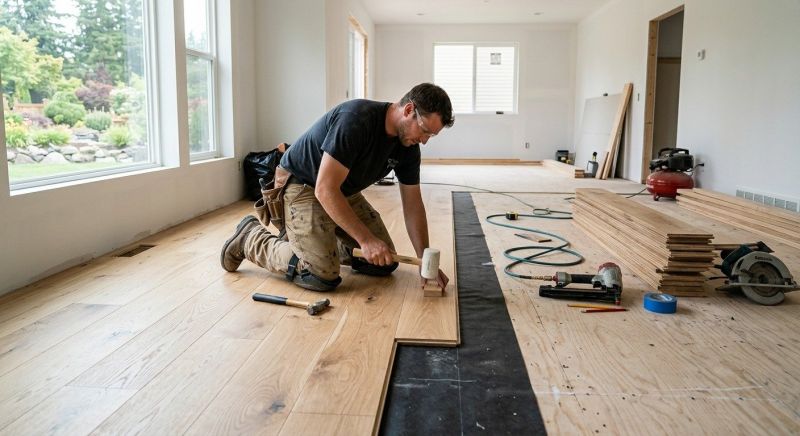Oak Floor Installation in Tempe, AZ