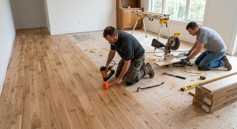 Oak Floor Installation in Tempe, AZ