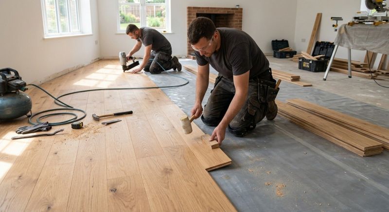 Oak Floor Installation in Mesa, AZ