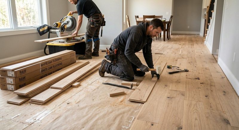 Oak Floor Installation in Paradise Valley, AZ