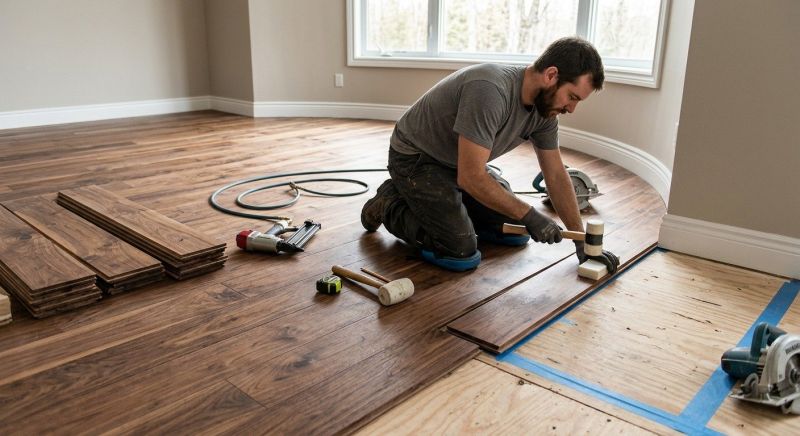 Walnut Flooring Installation in Tempe, AZ