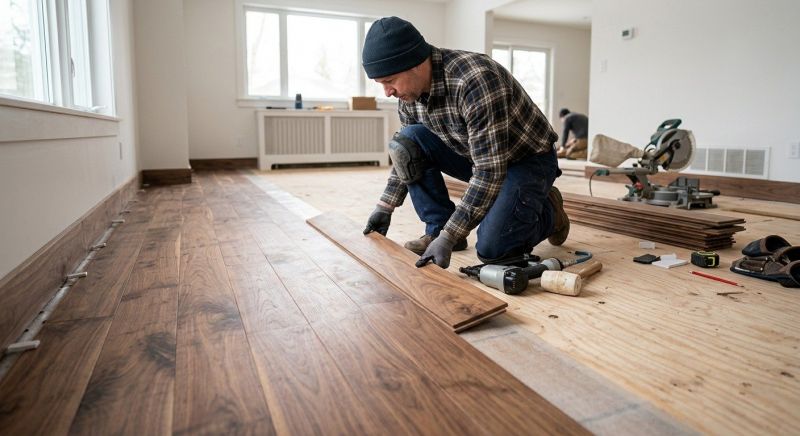 Walnut Flooring Installation in Tempe, AZ