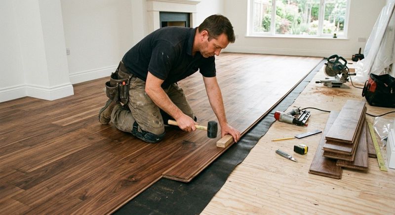 Walnut Flooring Installation in Tempe, AZ
