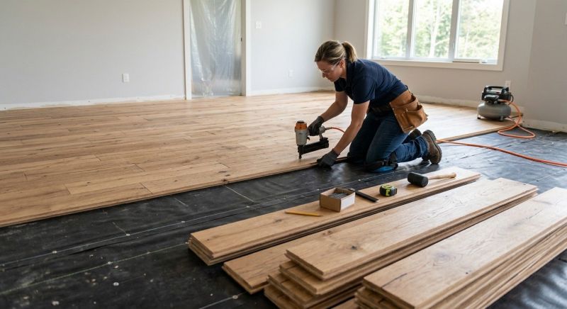 Wide Plank Floor Installation in Tempe, AZ